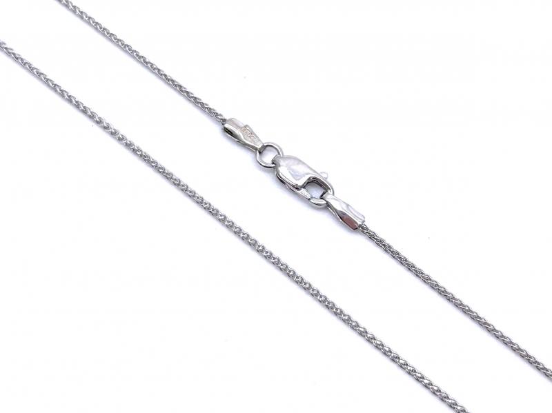 925 Sterling Silver Wheat 060 spiga Chain Necklace 2.5 Mm 18/20/22/24 - Etsy