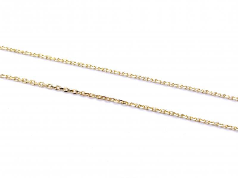 Fully Hallmarked Details about   9ct Yellow Gold Trace Chain 16 /18 20 inch