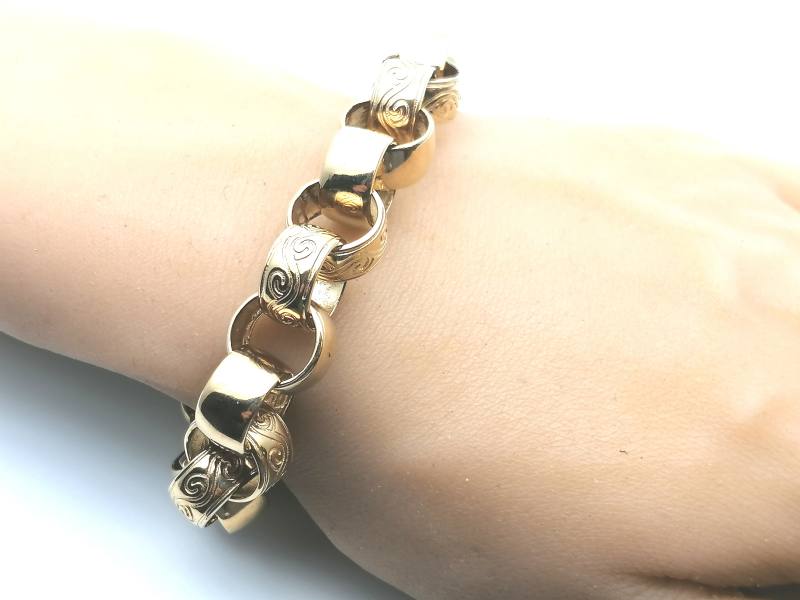 9ct Gold Belcher Bracelet  Preowned Gold Bracelets  Jewellers in  Doncaster